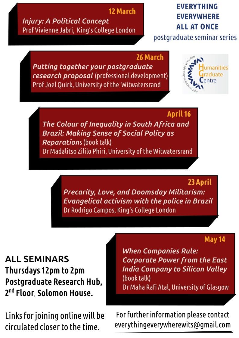 : Postgrad Professional Development: Putting together your postgraduate research proposal